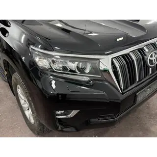Mračítka na světlomety (2 ks, pro LED) Toyota Land Cruiser Prado 150 2009–2023 fotografie 4