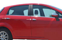 Fiat Punto Grande/EVO 2006–2018 Kryty dveřních klik (4 dveře, nerez) fotografie 1