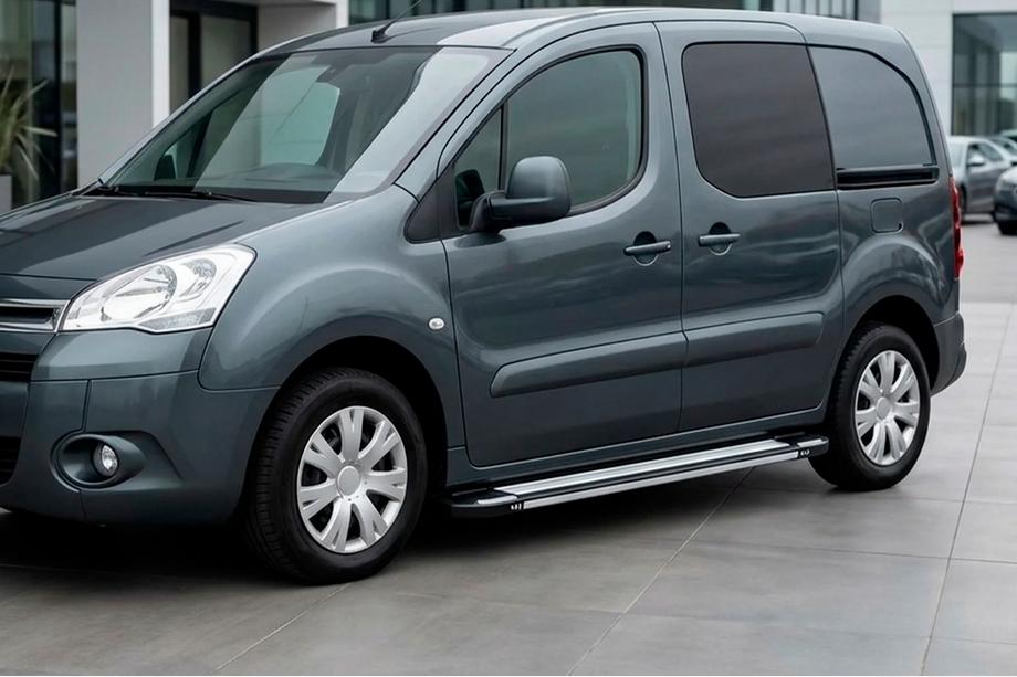 Peugeot Partner Tepee 2008–2018 Boční nášlapy Rainbow (2 ks, hliník) Image