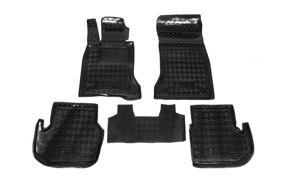 BMW řada 5 F10/F11 2010–2016 Gumové autokoberce do interiéru se zvýšeným okrajem 2013-2016 (Autogumm) Image