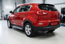Kia Sportage 2010–2015 Boční prahy Rainbow (2 ks, hliník) fotografie 1