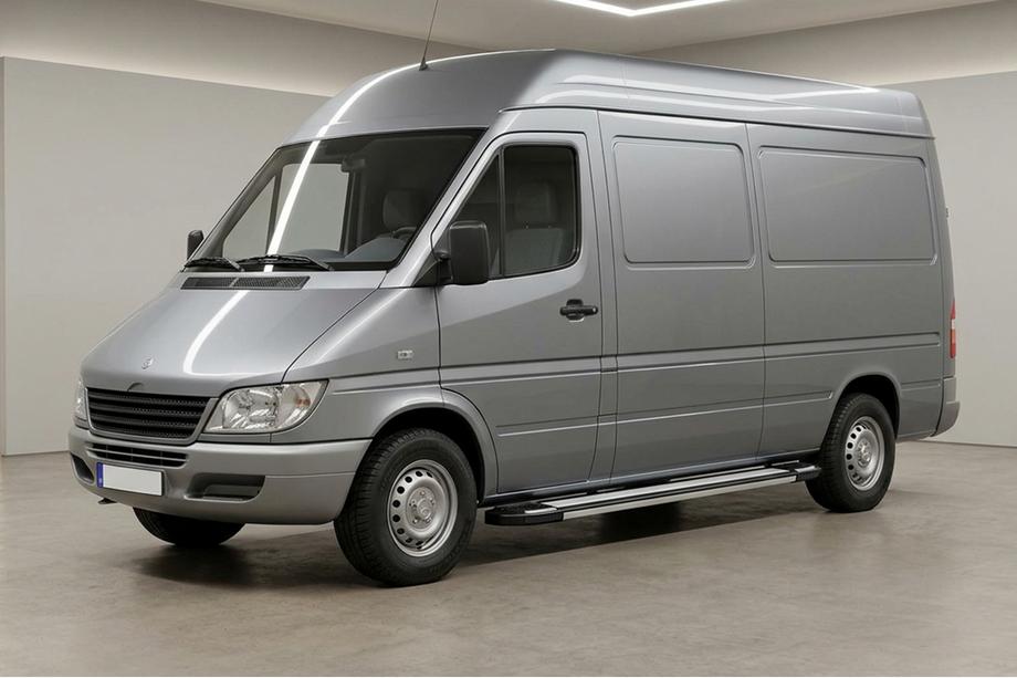 Mercedes Sprinter W901/902/903/904/905 1995–2006 Boční prahy Rainbow (2 ks, hliník) Image