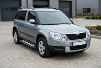 Skoda Yeti 2009–2017 Boční nášlapy Rainbow (2 ks, hliník) fotografie 1