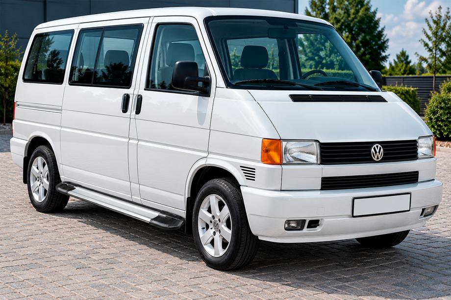 Volkswagen T4 Caravelle/Multivan 1990–2003 Boční nášlapy Rainbow (2 ks, hliník) Dlouhý rozvor Image
