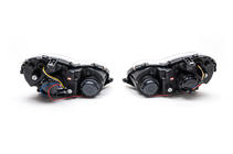 Mercedes C-Class W203 2000–2007 Přední světlomety s LED obrysovými světly (2 ks) Tmavé fotografie 5