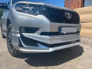 Toyota Land Cruiser Prado 150 2009–2023 Nástavce předního a zadního nárazníku Modelista V3-LED (2017-) Černá barva fotografie 3
