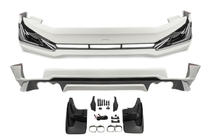 Toyota Land Cruiser Prado 150 2009–2023 Nástavce předního a zadního nárazníku Modelista V3-LED (2017-) Černá barva fotografie 1