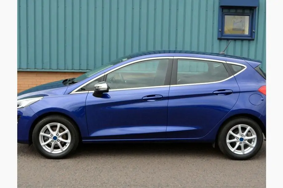 Ford Fiesta 2017– Kompletní chromové lišty oken OmsaLine (16 ks, nerez) Image