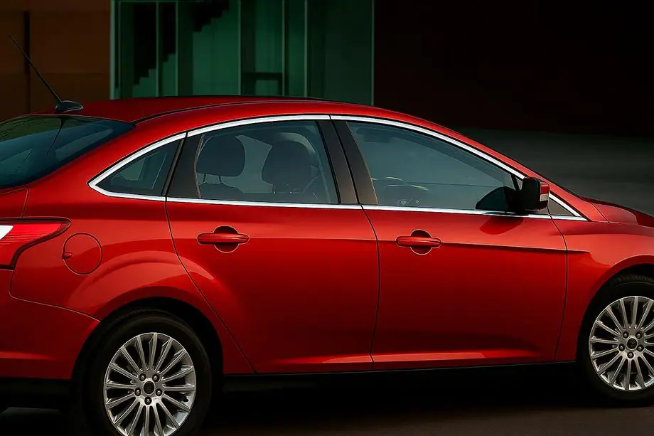 Ford Focus III 2011–2017 Kompletní okenní lišty Sedan (12 ks, nerez) Image