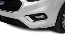Ford Custom 2013–2022 Chromové rámečky mlhových světel 2018+ (2 ks, nerez) Carmos - turecká ocel fotografie 1