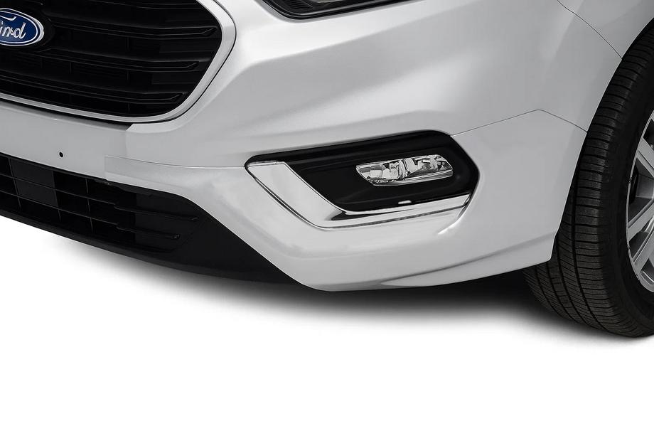 Ford Custom 2013–2022 Chromové rámečky mlhových světel 2018+ (2 ks, nerez) Carmos - turecká ocel Image