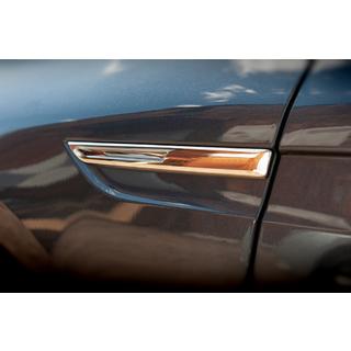 Nerezové kryty směrovek 2016-2020 (2 ks) Renault Megane IV 2016–2025 fotografie 3