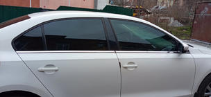 Volkswagen Jetta 2011–2018 Spodní okenní lišty (6 ks, nerez) Carmos - turecká ocel fotografie 4