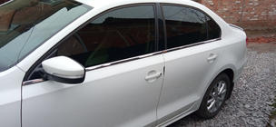 Volkswagen Jetta 2011–2018 Spodní okenní lišty (6 ks, nerez) Carmos - turecká ocel fotografie 3
