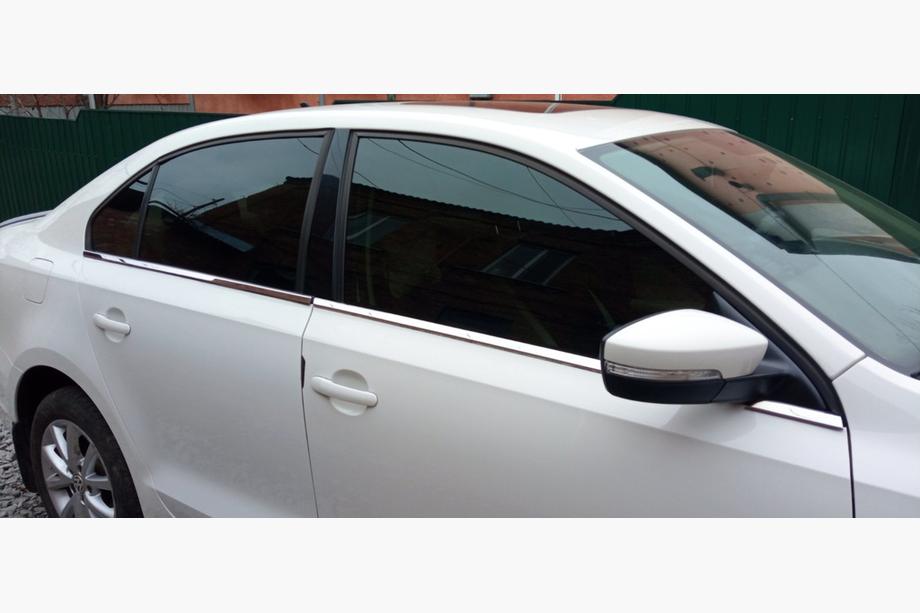Volkswagen Jetta 2011–2018 Spodní okenní lišty (6 ks, nerez) Carmos - turecká ocel Image