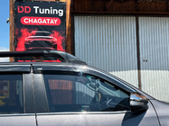 Toyota Hilux 2015– Okenní ofuky s chromovanou lištou (4 ks, Niken) fotografie 5