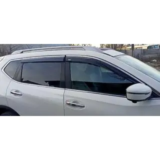 Ofuky oken s chromovou lištou (4 ks, Niken) fotografie 4