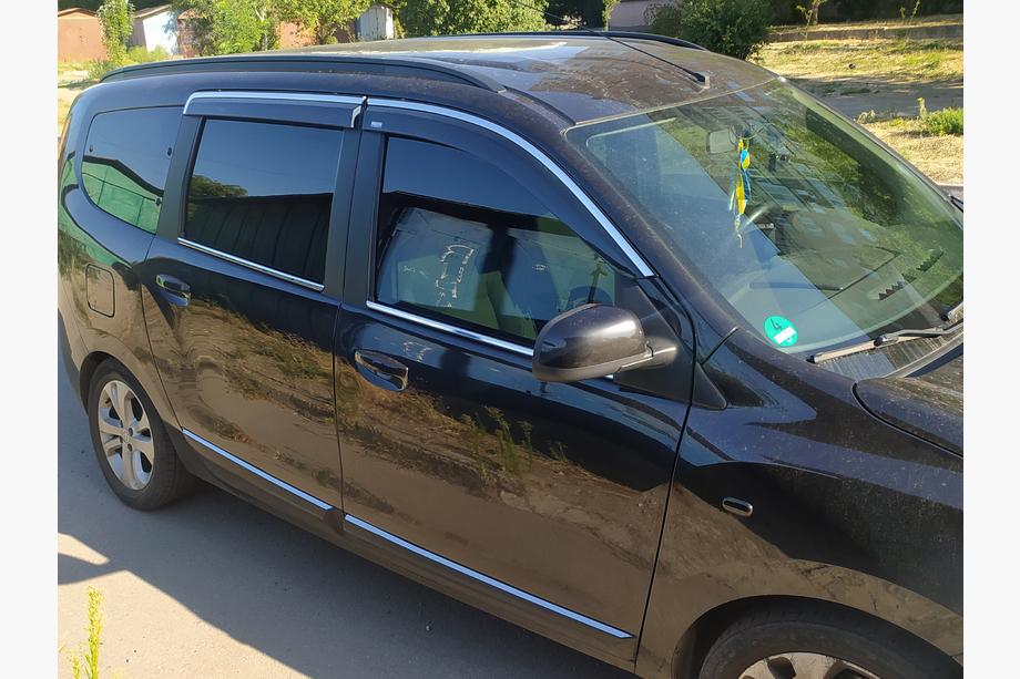 Dacia Lodgy 2012–2022 Okenní ofuky s chromovanou lištou (4 ks, Niken) Image