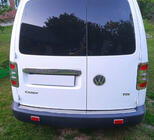 Volkswagen Caddy 2004–2010 Kryty zadních světel V2 (2 ks, nerez) Carmos - turecká ocel fotografie 4