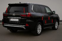Lexus LX570/450d 2008–2022 Sada bodykitu BlackEdition (pro TRD 2016+) fotografie 2