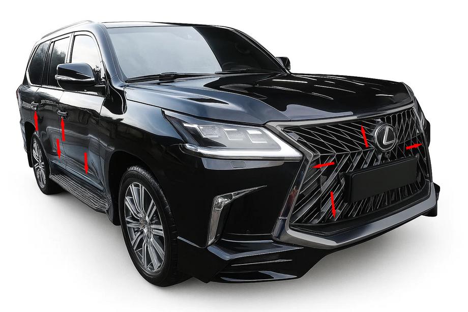 Lexus LX570/450d 2008–2022 Sada bodykitu BlackEdition (pro TRD 2016+) Image