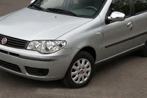 Fiat Albea 2002–2012 Chromové kryty zpětných zrcátek (2011↗, 2 ks, plast) fotografie 1