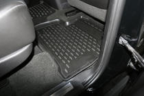 Chevrolet Tahoe 2014–2019 (2015↗) 3D gumové autokoberce do interiéru (4 ks, Novline) fotografie 4