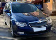 Skoda Superb 2009–2015 Zimní kryt masky chladiče (horní, 2008-2013) fotografie 4
