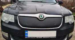 Skoda Superb 2009–2015 Zimní kryt masky chladiče (horní, 2008-2013) fotografie 1