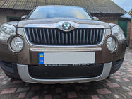 Skoda Yeti 2009–2017 Zimní kryt masky chladiče (spodní, 2009-2013) fotografie 1