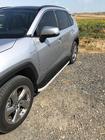Toyota Rav 4 2019–2025 Boční prahy Tayga Grey (2 ks, hliník) fotografie 2
