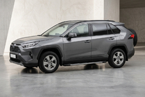 Toyota Rav 4 2019–2025 Boční prahy Bosphore Grey (2 ks, hliník) fotografie 1