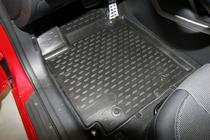 Hyundai Veloster 2011–2017 Gumové autokoberce do interiéru (4 ks, Novline) fotografie 2