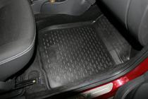 Renault Sandero 2007–2013 Gumové autokoberce do interiéru (4 ks, Novline) fotografie 3