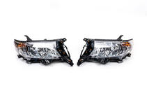 Toyota Land Cruiser Prado 150 2009–2023 Přední reflektorové světlomety (2017+, 2 ks) GBT - Čína fotografie 2