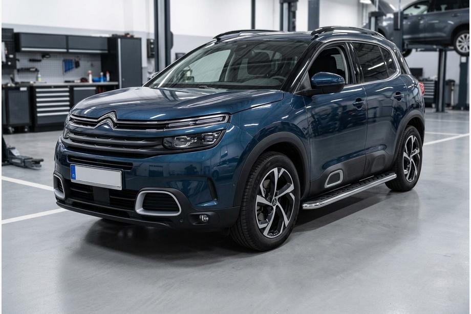 Citroen C5 Aircross 2017–2025 Boční nášlapy Maydos V1 (2 ks, hliník / nerez) Image