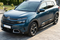 Citroen C5 Aircross 2017–2025 Boční prahy Bosphore Grey (2 ks, hliník) fotografie 1