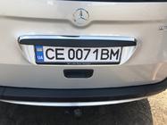 Mercedes Citan 2013–2021 Chromová lišta nad SPZ (nerez) fotografie 2