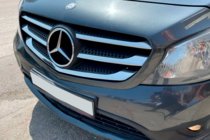 Mercedes Citan 2013–2021 Kryty masky chladiče (5 ks, nerez) Carmos - turecká ocel fotografie 3