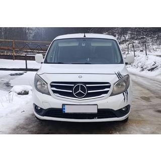 Kryty masky chladiče (5 ks, nerez) Mercedes Citan 2013–2021 fotografie 2
