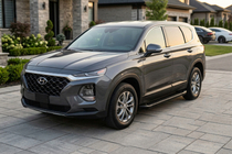 Hyundai Santa Fe 4 2018–2023 Boční nášlapy Allmond Black (2 ks, hliník) fotografie 1