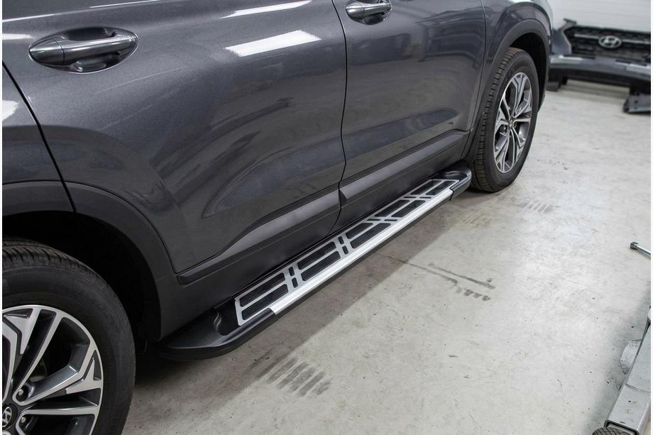 Hyundai Santa Fe 4 2018–2023 Boční nášlapy Sunrise (2 ks, hliník) Image