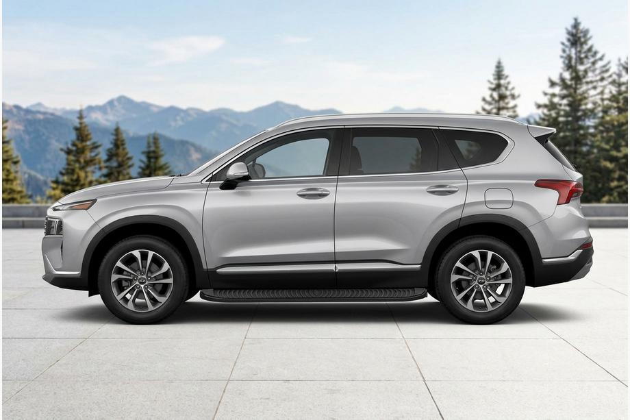 Hyundai Santa Fe 4 2018–2023 Boční nášlapy Tayga Black (2 ks, hliník) Image