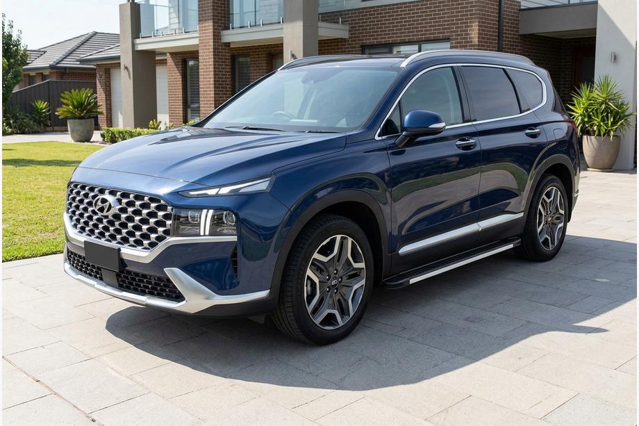 Hyundai Santa Fe 4 2018–2023 Boční nášlapy Maya V1 (2 ks, hliník) Image