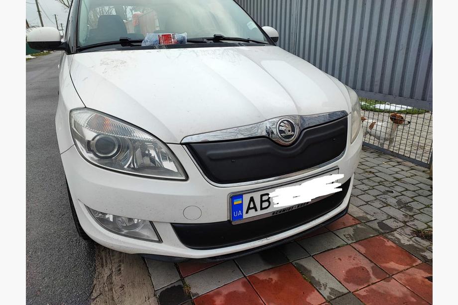 Skoda Roomster 2006–2015 Zimní kryt mřížky chladiče (2011-2014, spodní) Lesklá Fotografie 6
