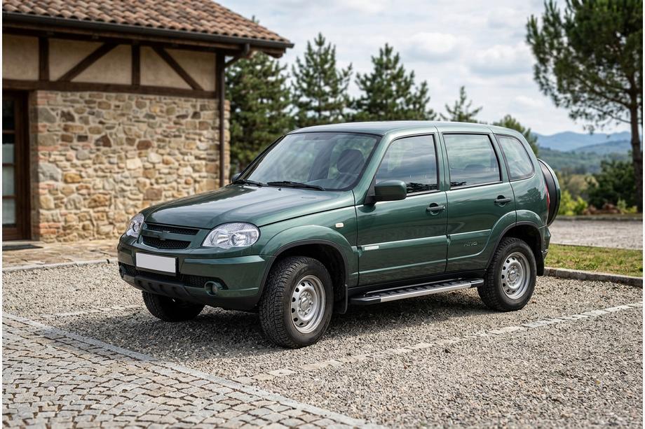 Chevrolet Niva 1998–2020 Boční nášlapy RedLine V1 (2 ks, hliník) Image