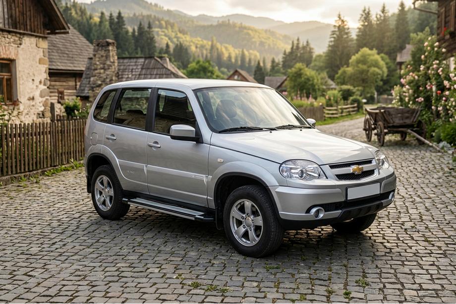 Chevrolet Niva 1998–2020 Boční nášlapy Rainbow (2 ks, hliník) Image