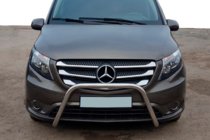 Mercedes Vito/V-class W447 2014– Nerezový přední ochranný rám (kengur) WT006 fotografie 5