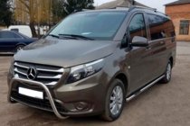 Mercedes Vito/V-class W447 2014– Nerezový přední ochranný rám (kengur) WT006 fotografie 2