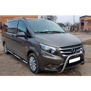 Nerezový přední ochranný rám (kengur) WT006 Mercedes Vito/V-class W447 2014– fotografie 1